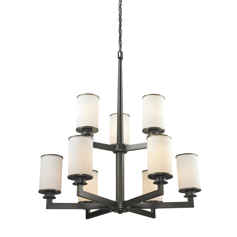 Z-Lite - 413-9 - Nine Light Chandelier - Savannah - Olde Bronze
