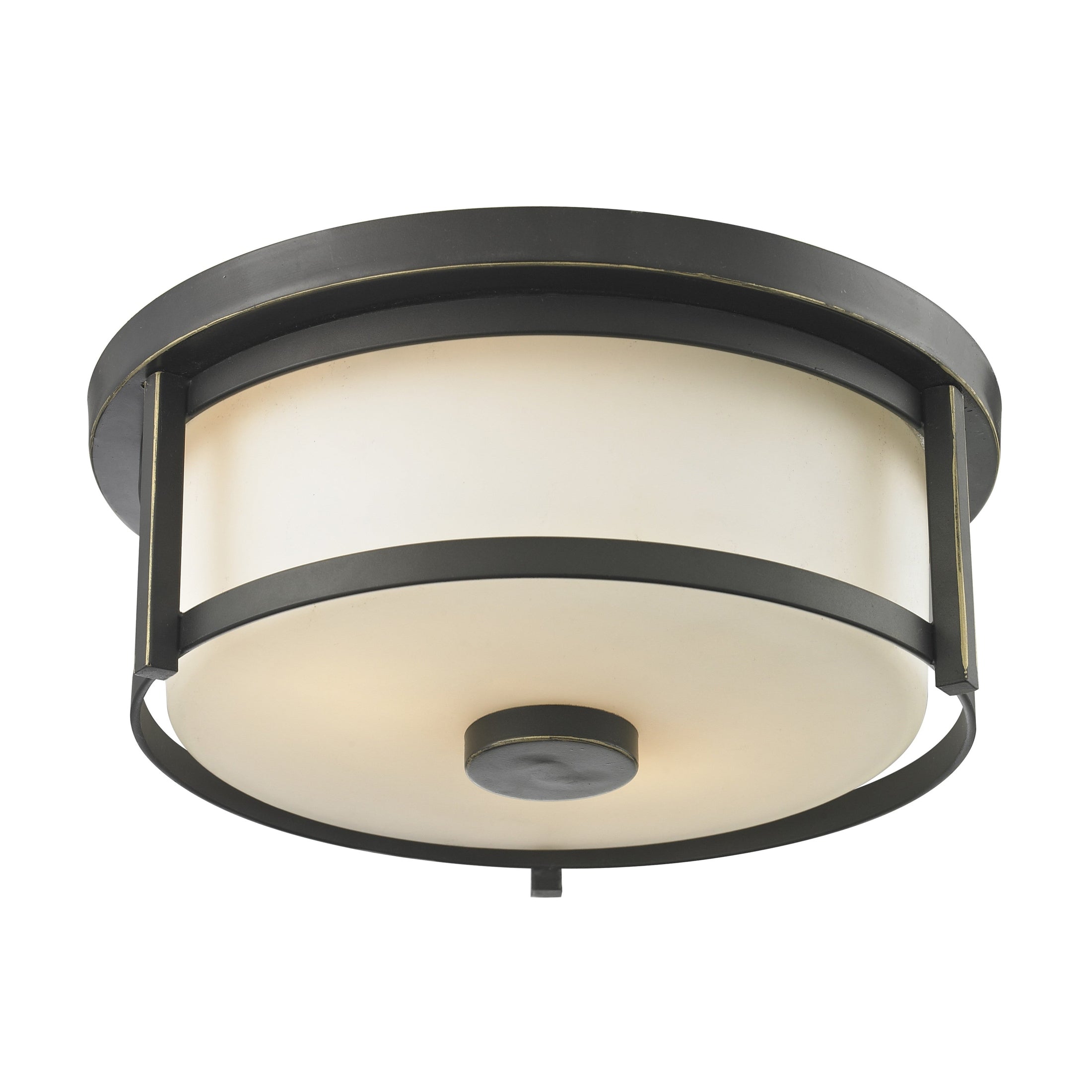 Z-Lite - 413F11 - Two Light Flush Mount - Savannah - Olde Bronze
