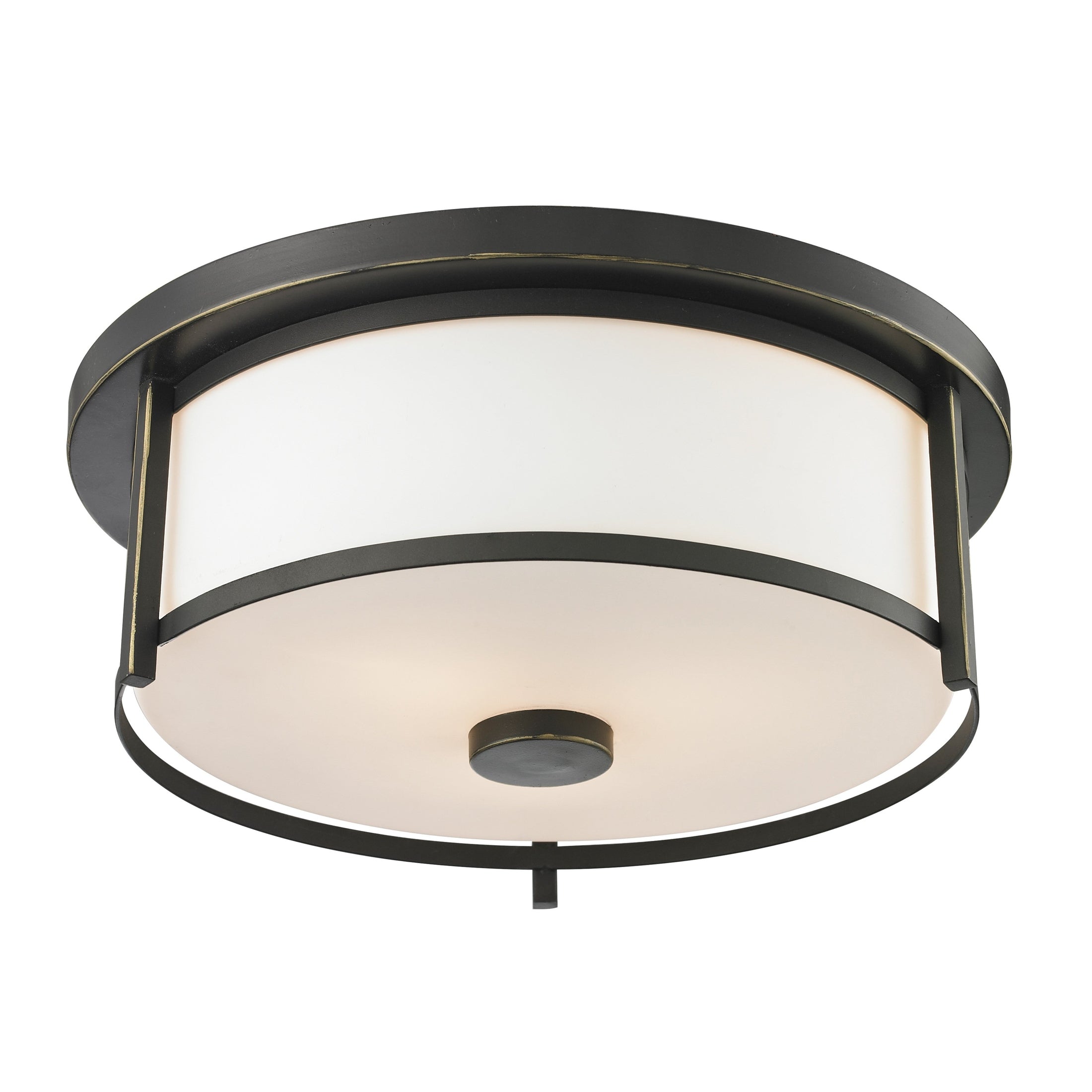 Z-Lite - 413F14 - Two Light Flush Mount - Savannah - Olde Bronze