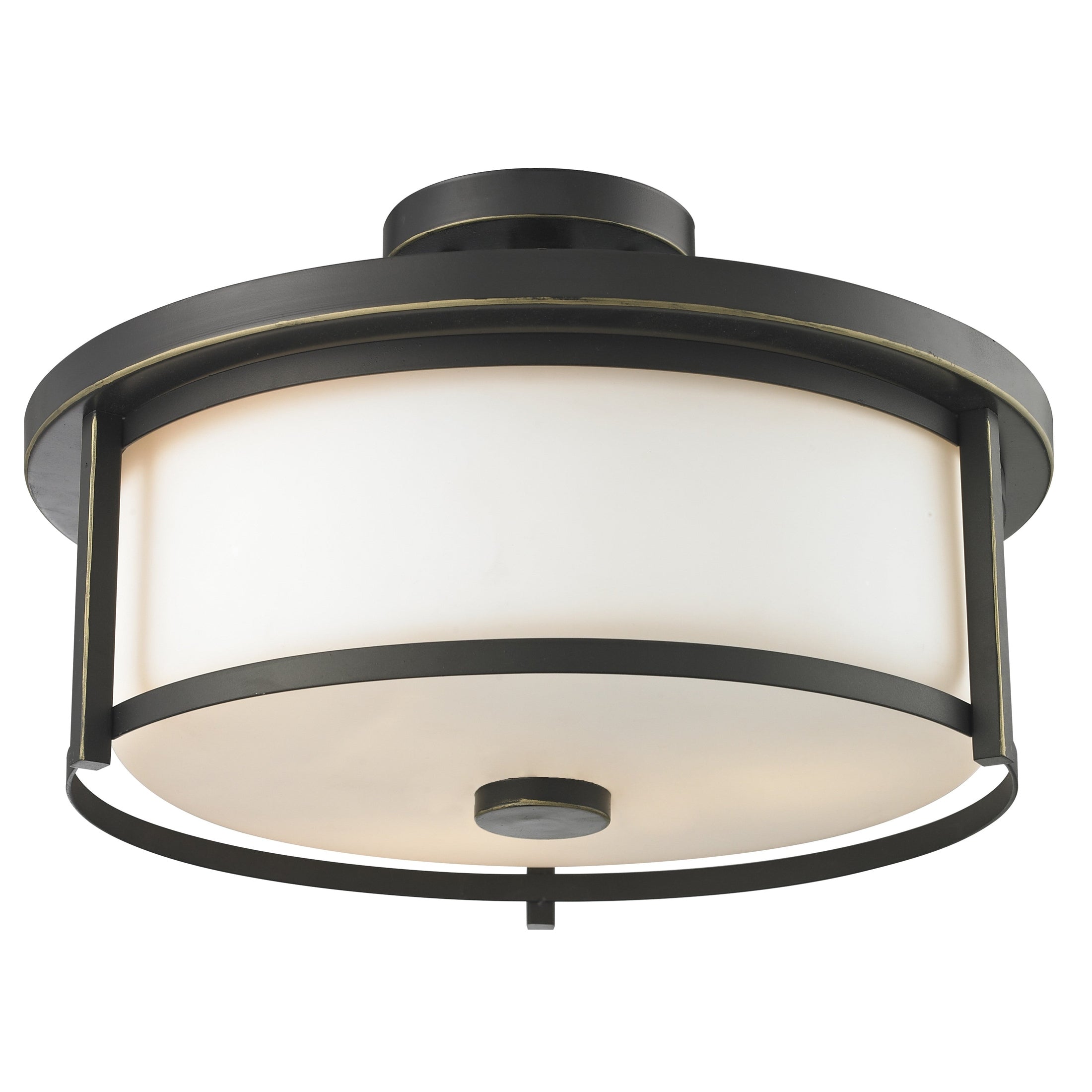 Z-Lite - 413SF16 - Three Light Semi Flush Mount - Savannah - Olde Bronze