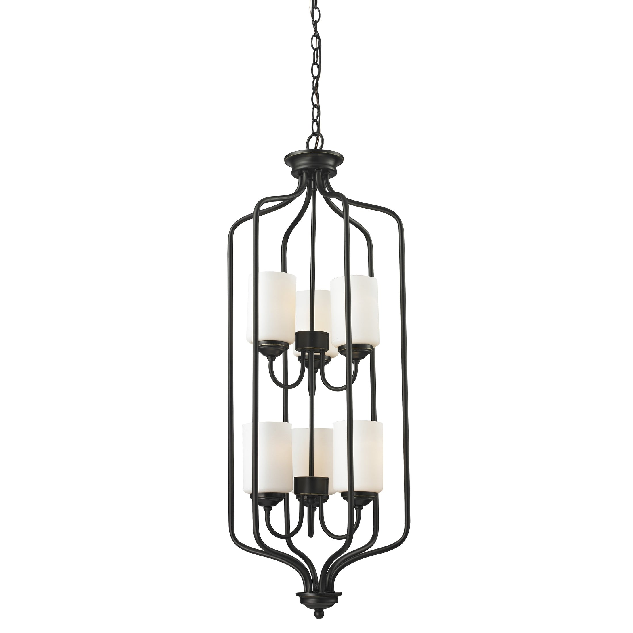 Z-Lite - 414-40 - Six Light Chandelier - Cardinal - Olde Bronze