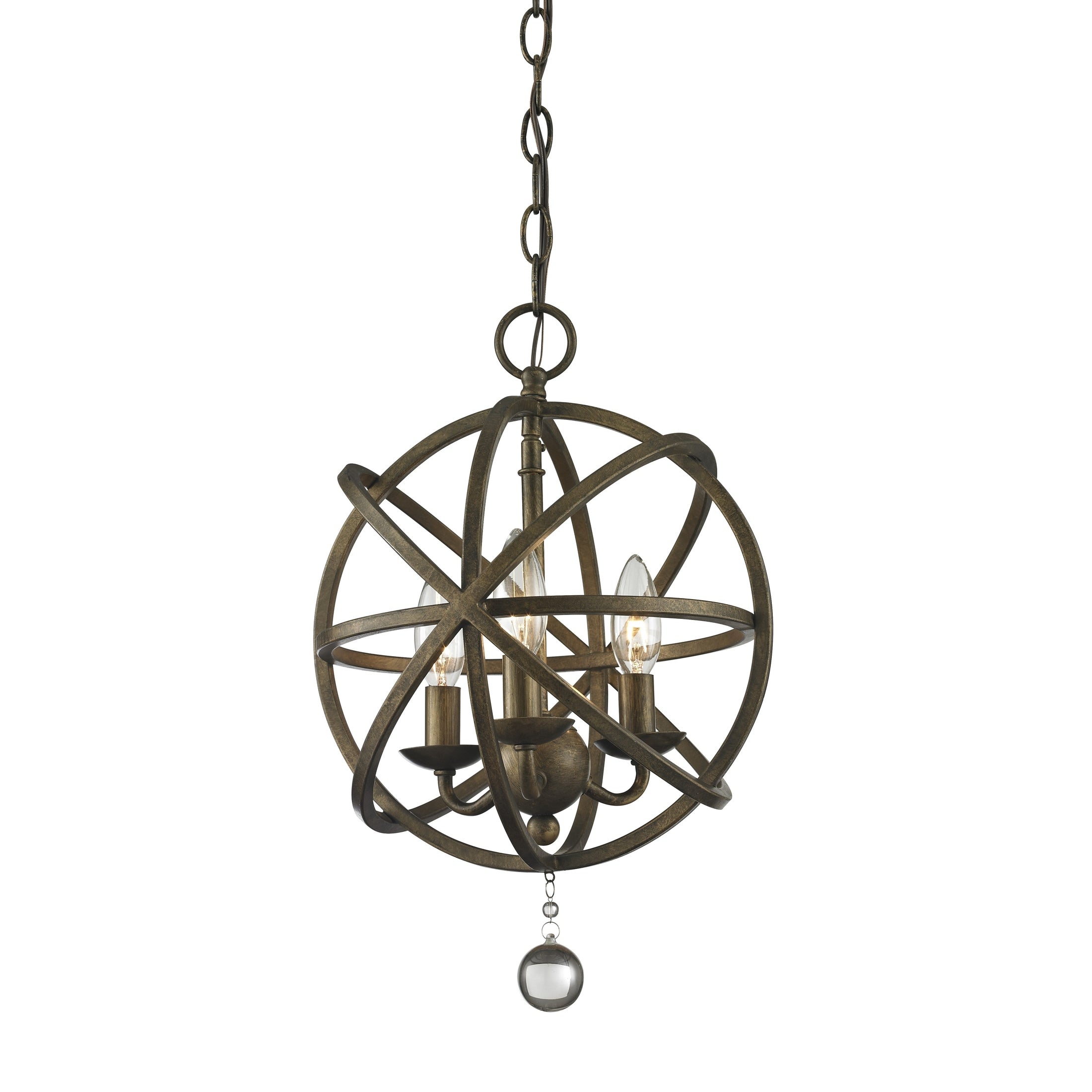 Z-Lite - 416-12 - Three Light Chandelier - Acadia - Golden Bronze