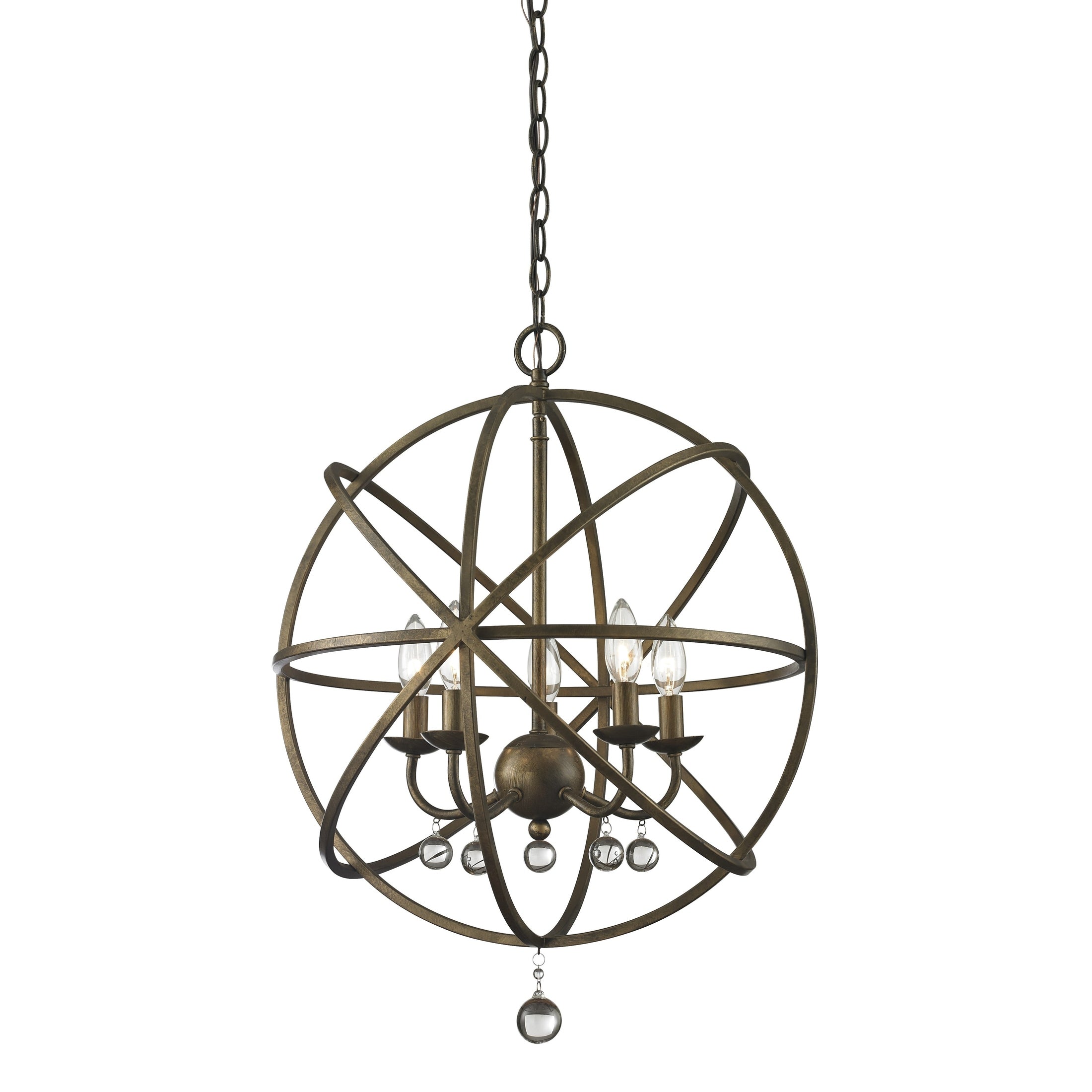 Z-Lite - 416-20 - Five Light Chandelier - Acadia - Golden Bronze