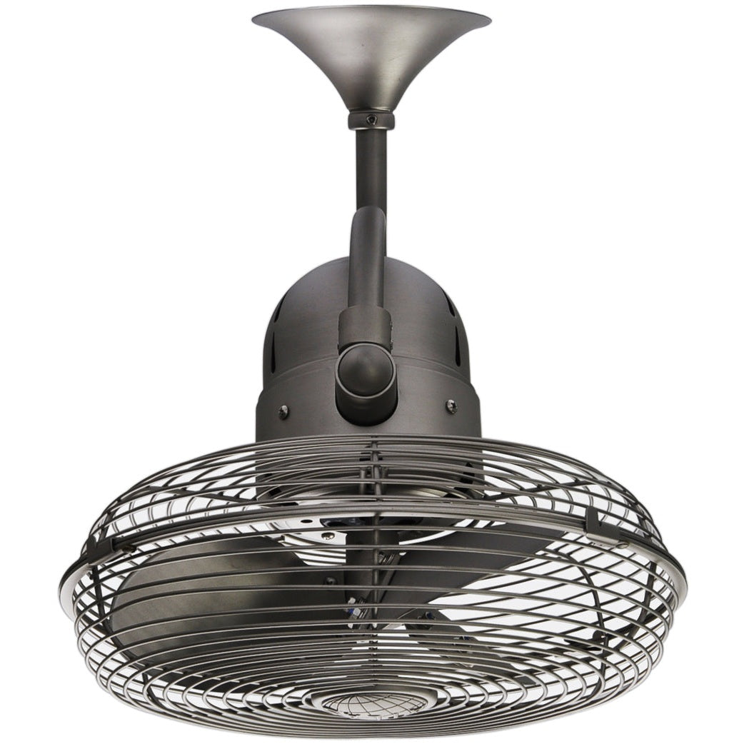 Matthews Fan Company - KC-BN - 13"Wall Fan - Kaye - Brushed Nickel