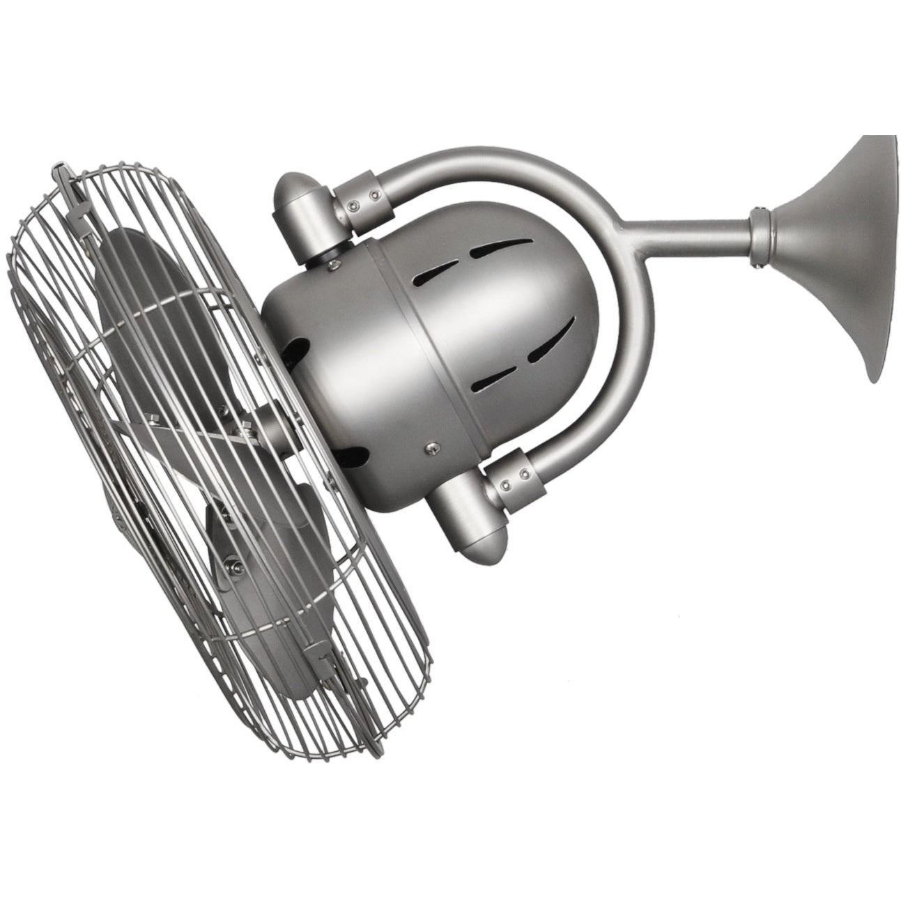 Matthews Fan Company - KC-BN - 13"Wall Fan - Kaye - Brushed Nickel