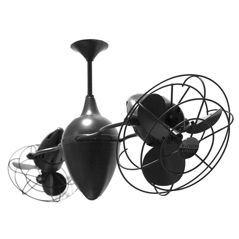 Matthews Fan Company - AR-BK-MTL - 48"Ceiling Fan - Ar Ruthiane - Matte Black