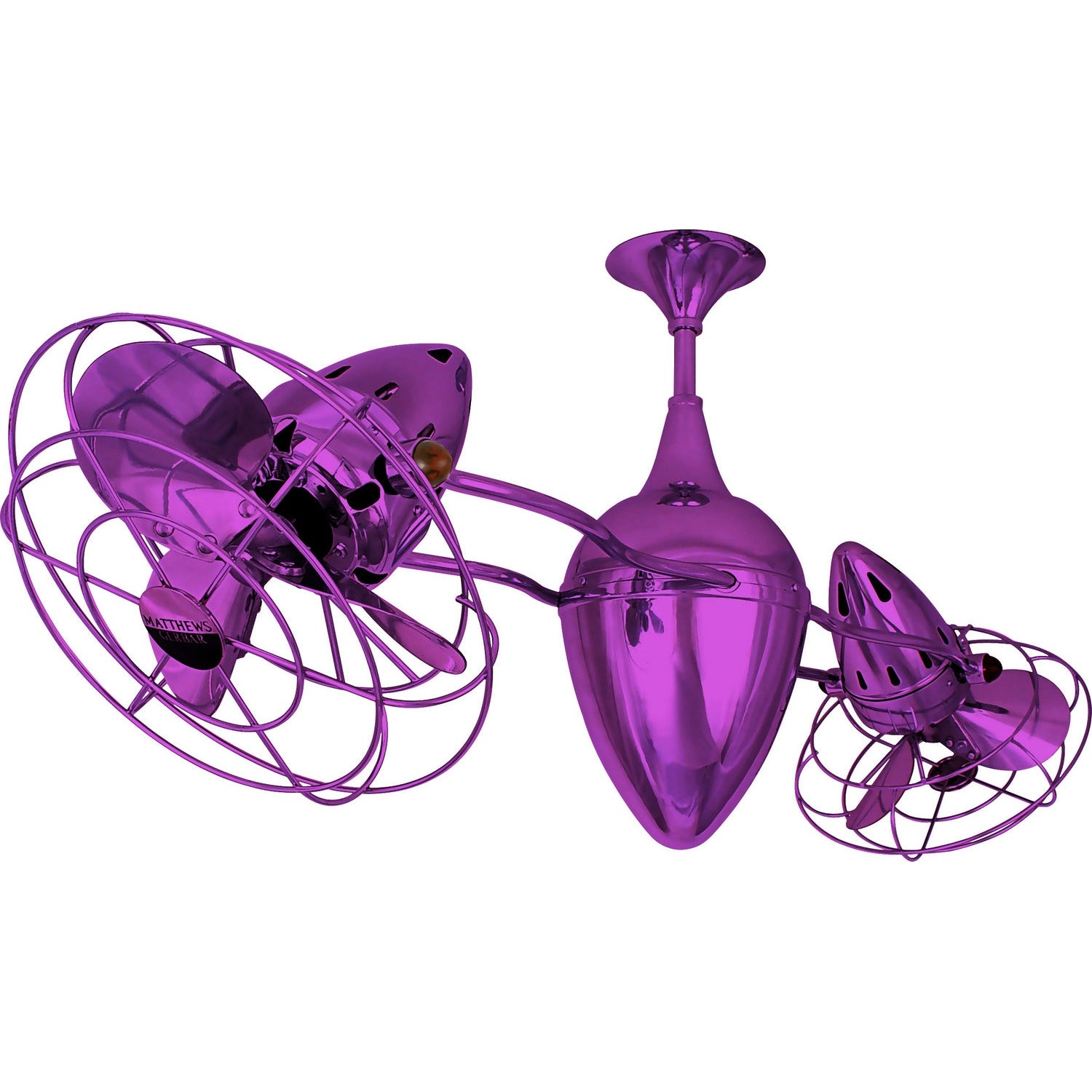 Matthews Fan Company - AR-LTPURPLE-MTL - 48"Ceiling Fan - Ar Ruthiane - Ametista