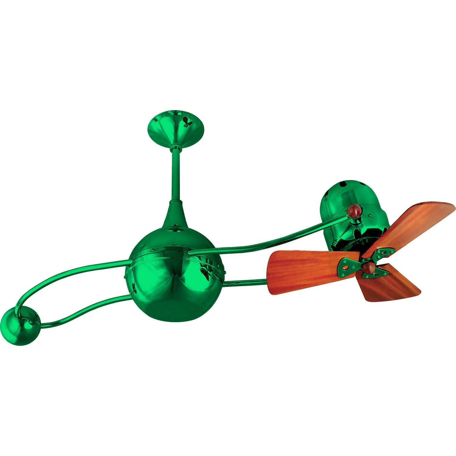 Matthews Fan Company - B2K-GREEN-WD - 40"Ceiling Fan - Brisa 2000 - Green