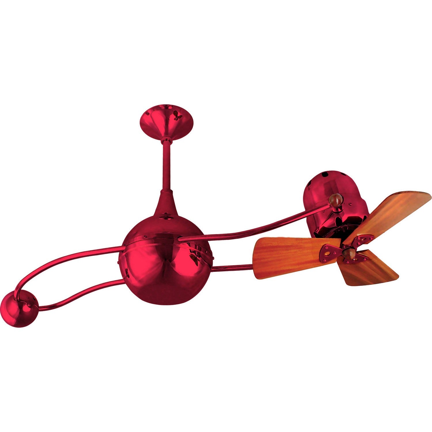 Matthews Fan Company - B2K-RED-WD - 40"Ceiling Fan - Brisa 2000 - Red