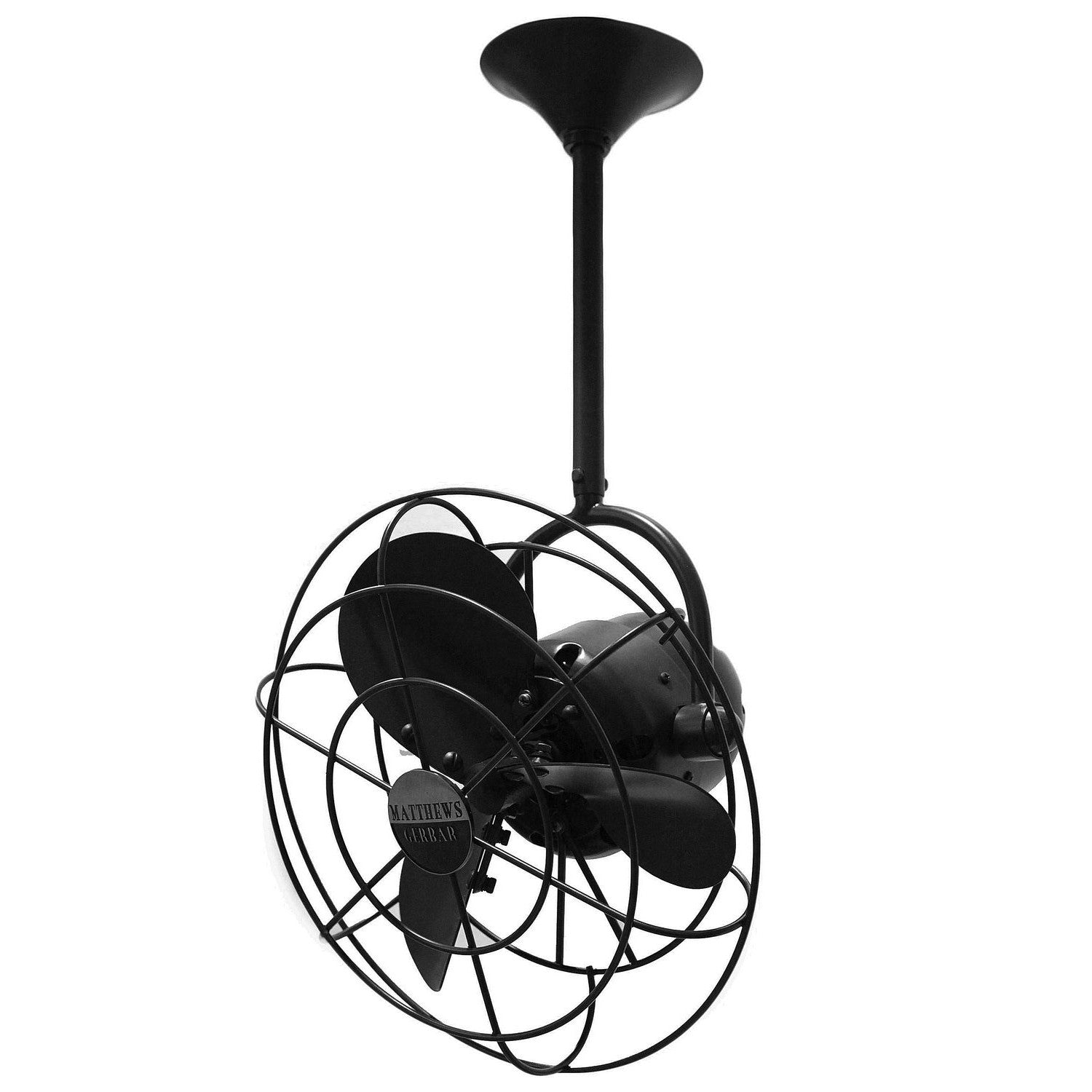 Matthews Fan Company - BD-BK-MTL - 16"Ceiling Fan - Bianca Direcional - Matte Black