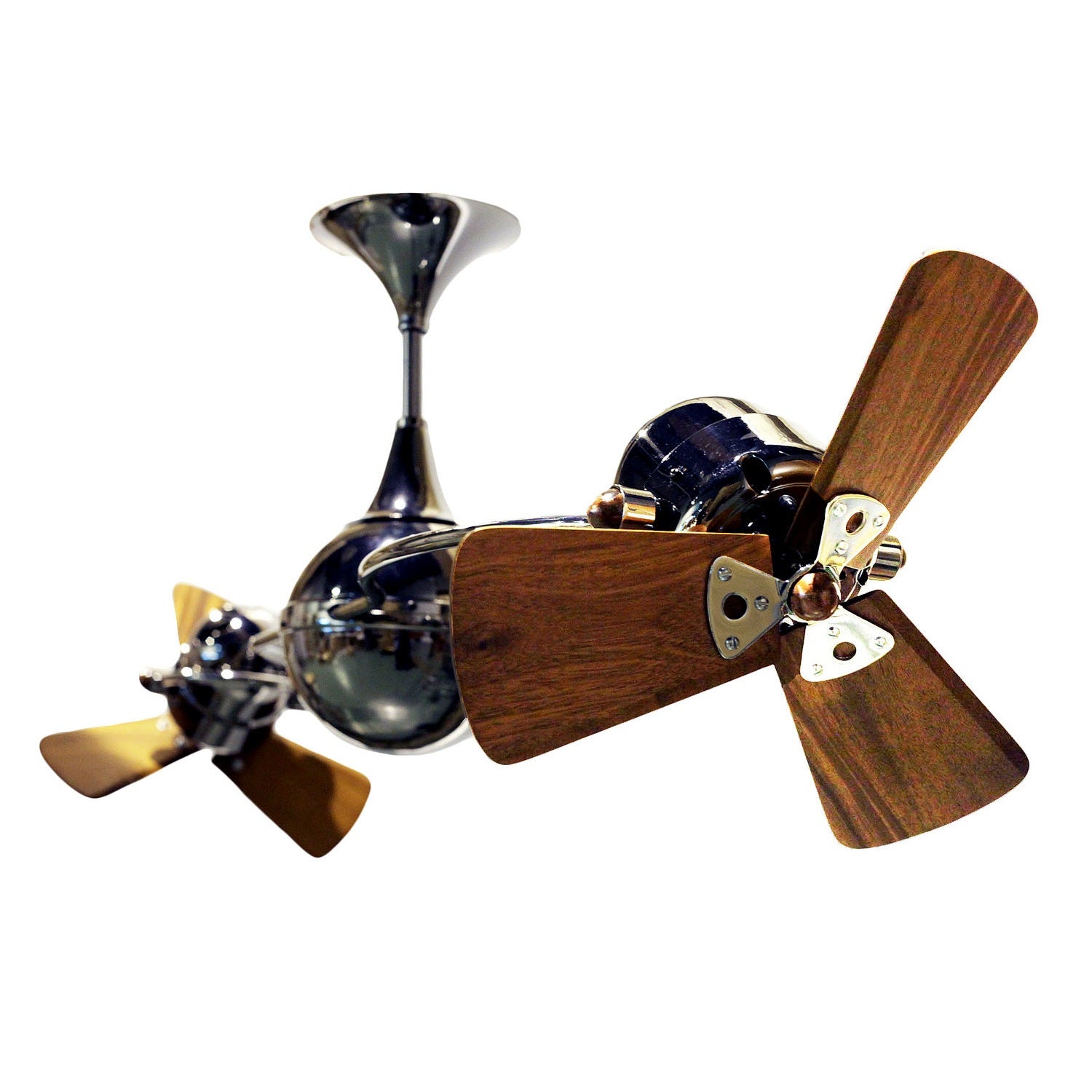 Matthews Fan Company - IV-BKN-WD - 53"Ceiling Fan - Italo Ventania - Black Nickel