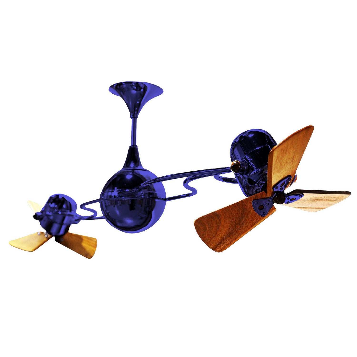 Matthews Fan Company - IV-BLUE-WD - 53"Ceiling Fan - Italo Ventania - Safira