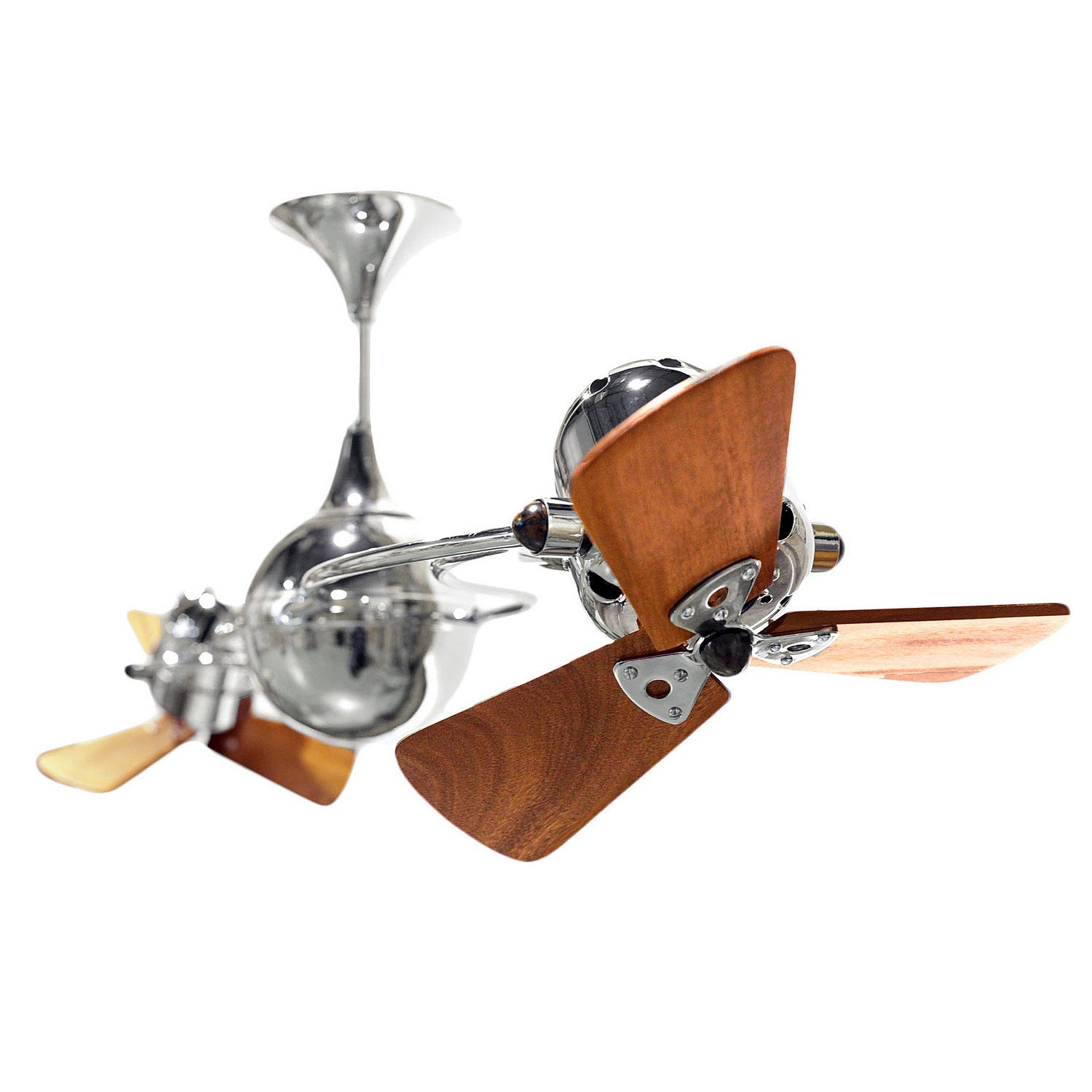 Matthews Fan Company - IV-CR-WD - 53"Ceiling Fan - Italo Ventania - Polished Chrome