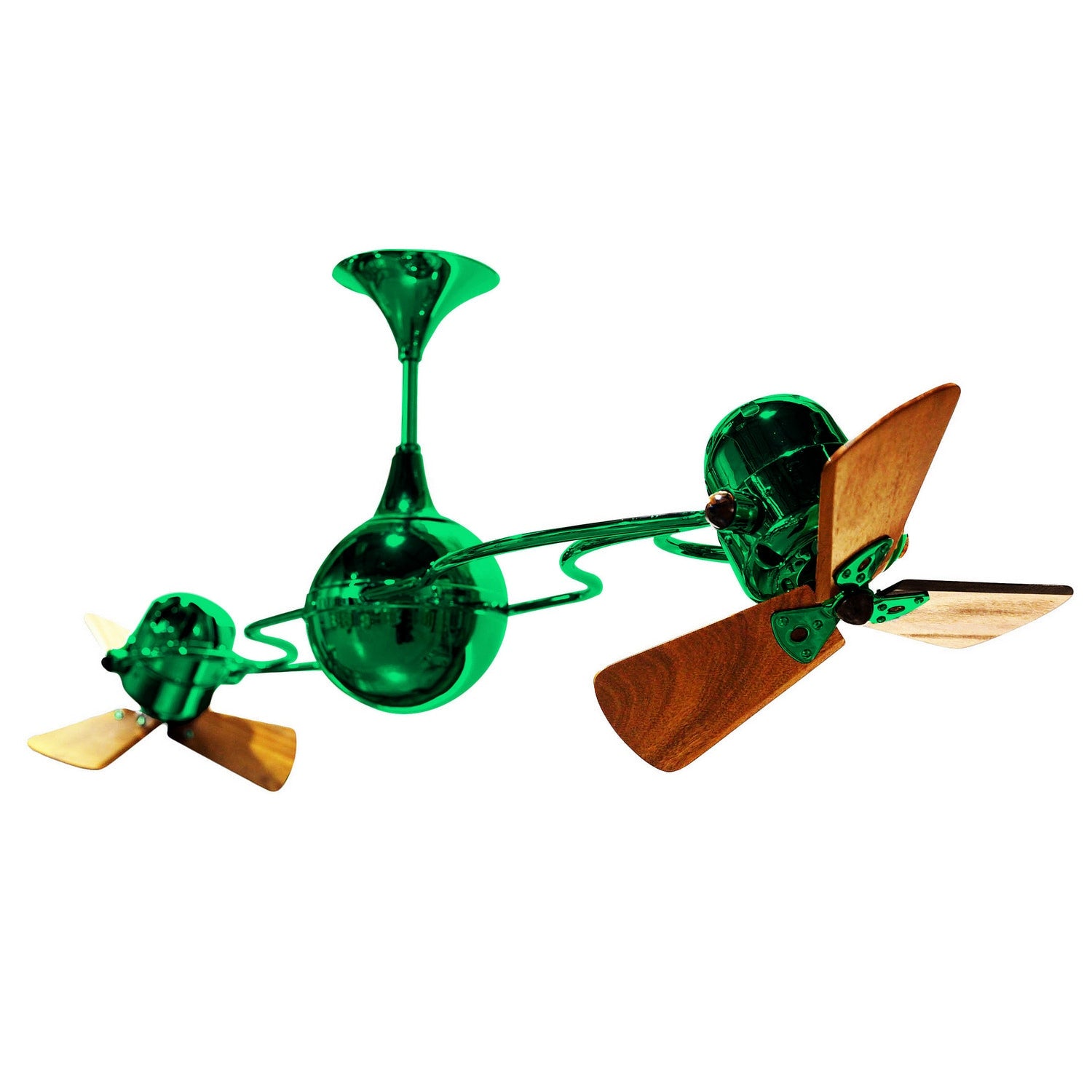 Matthews Fan Company - IV-GREEN-WD - 53"Ceiling Fan - Italo Ventania - Esmerelda