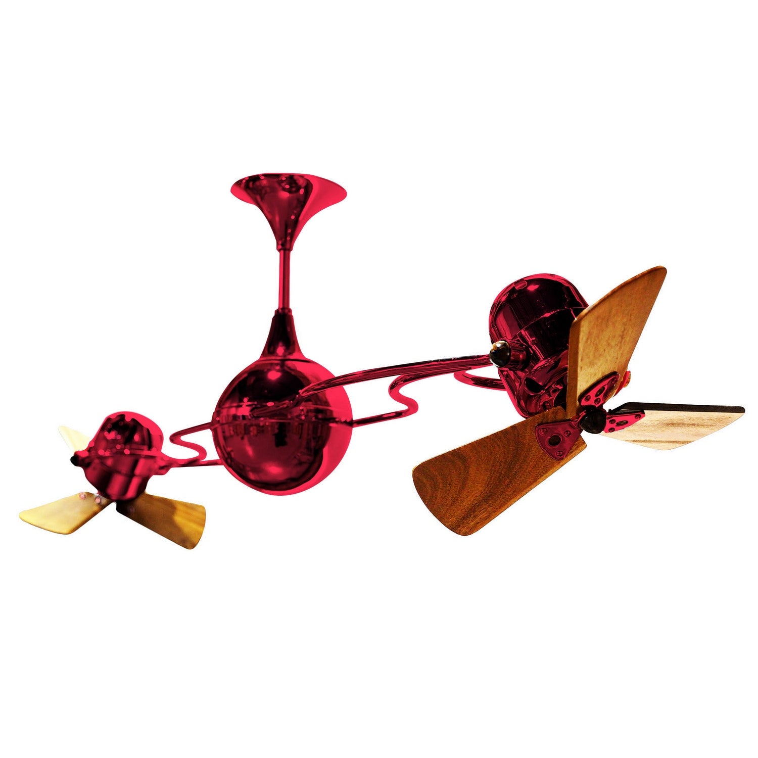 Matthews Fan Company - IV-RED-WD - 53"Ceiling Fan - Italo Ventania - Rubi