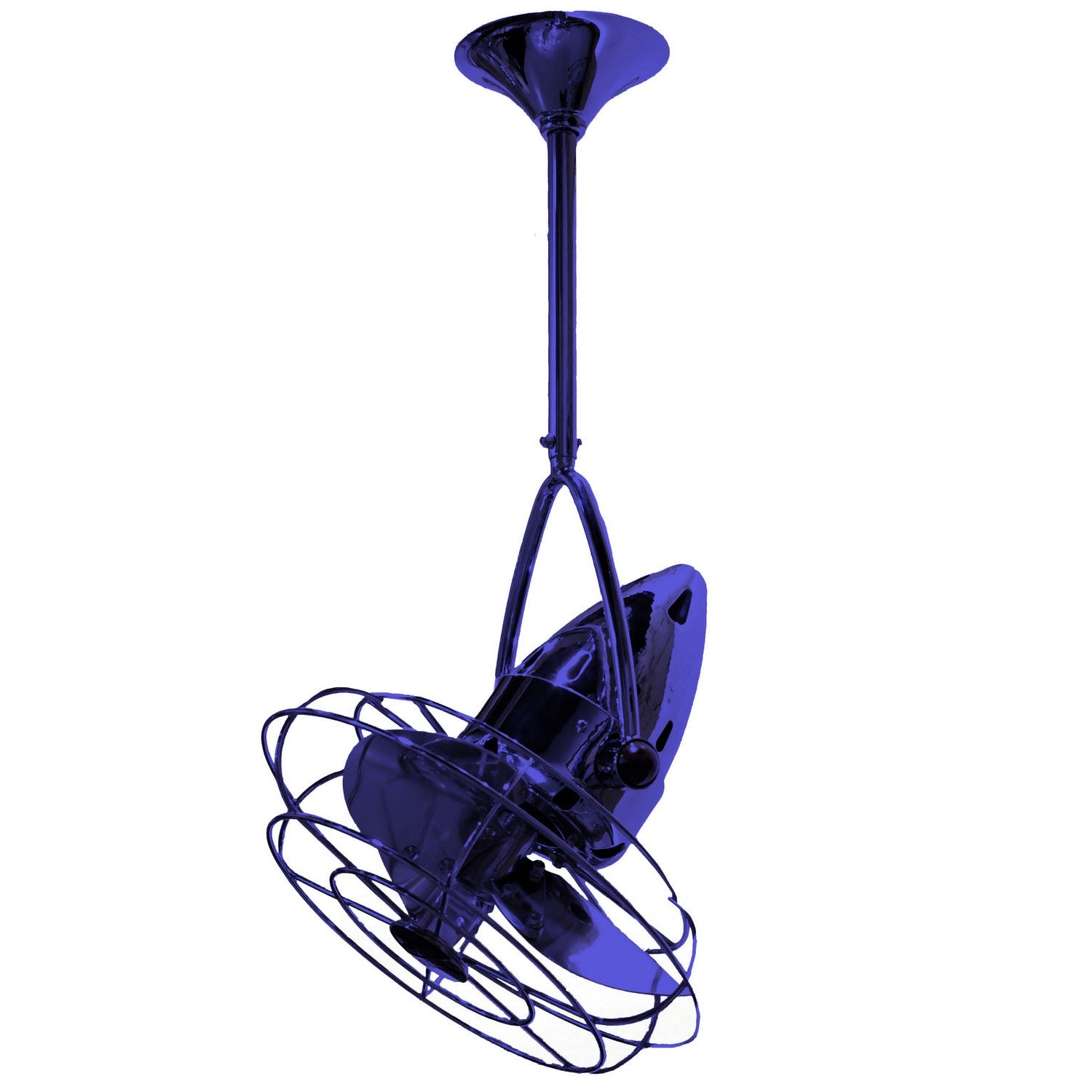 Matthews Fan Company - JD-BLUE-MTL - 16"Ceiling Fan - Jarold Direcional - Safira