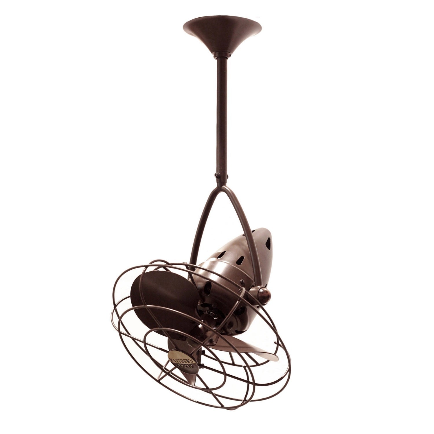 Matthews Fan Company - JD-BZZT-MTL - 16"Ceiling Fan - Jarold Direcional - Bronzette