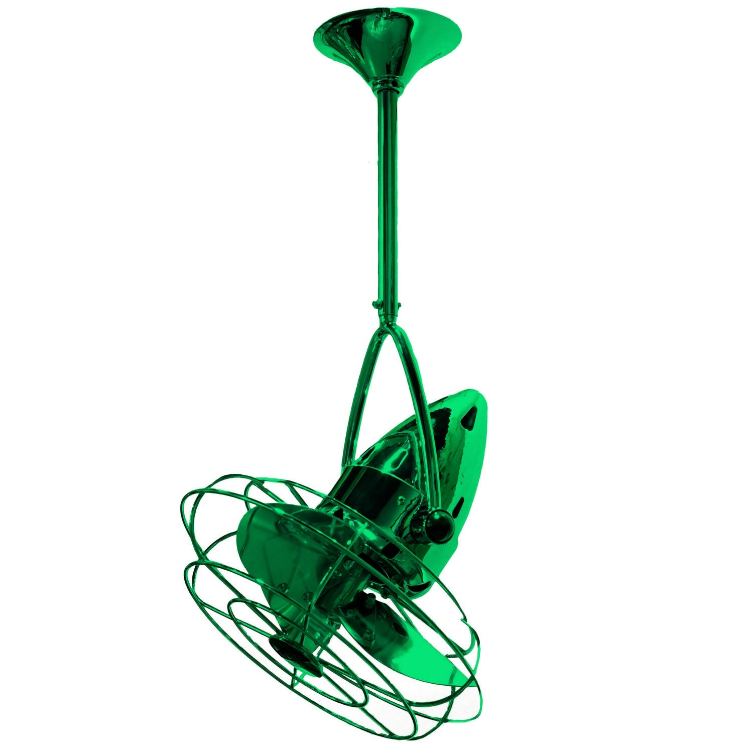 Matthews Fan Company - JD-GREEN-MTL - 16"Ceiling Fan - Jarold Direcional - Esmerelda