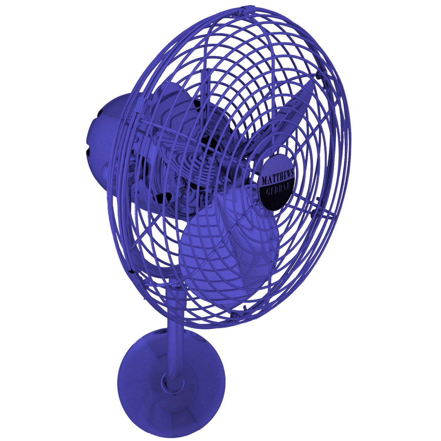 Matthews Fan Company - MP-BLUE-MTL - 19"Wall Fan - Michelle Parede - Safira