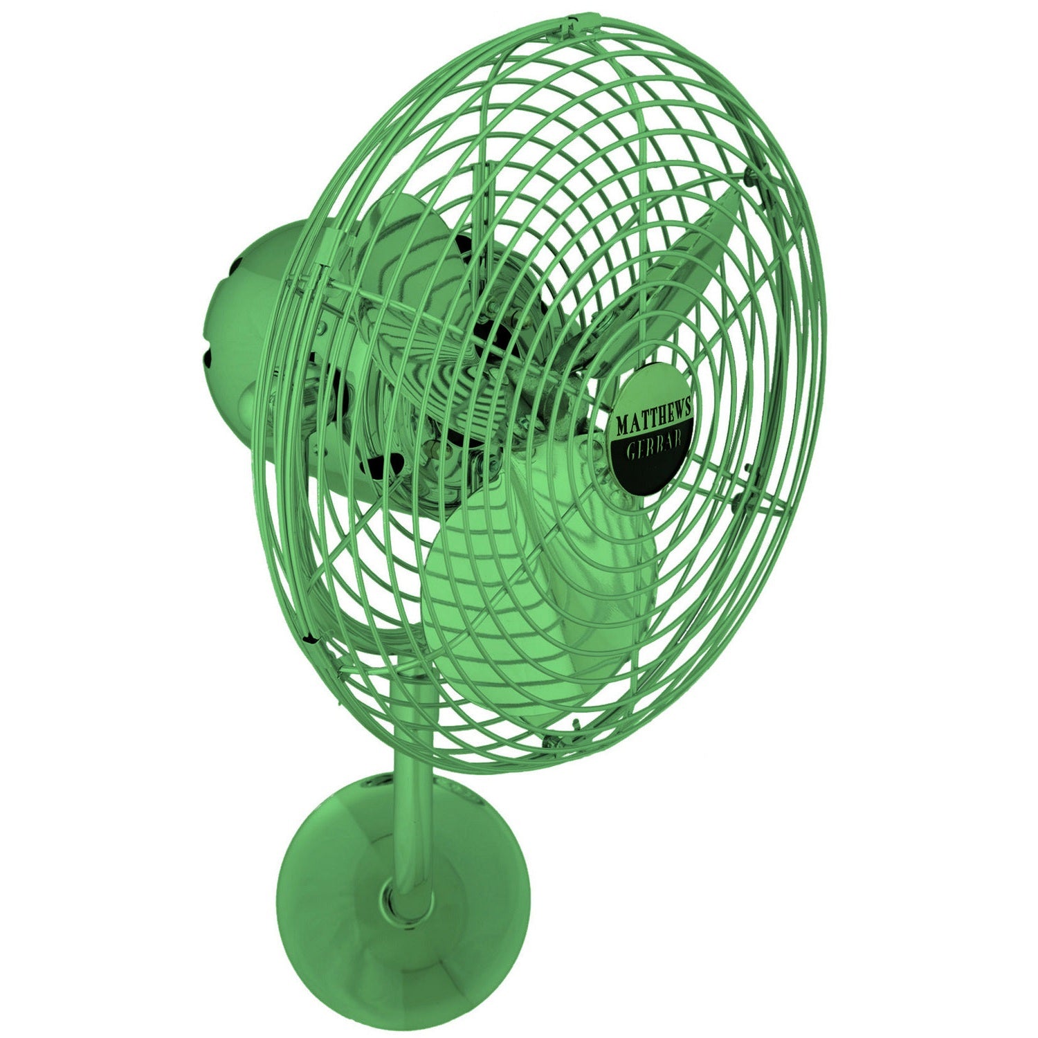 Matthews Fan Company - MP-GREEN-MTL - 19"Wall Fan - Michelle Parede - Esmerelda