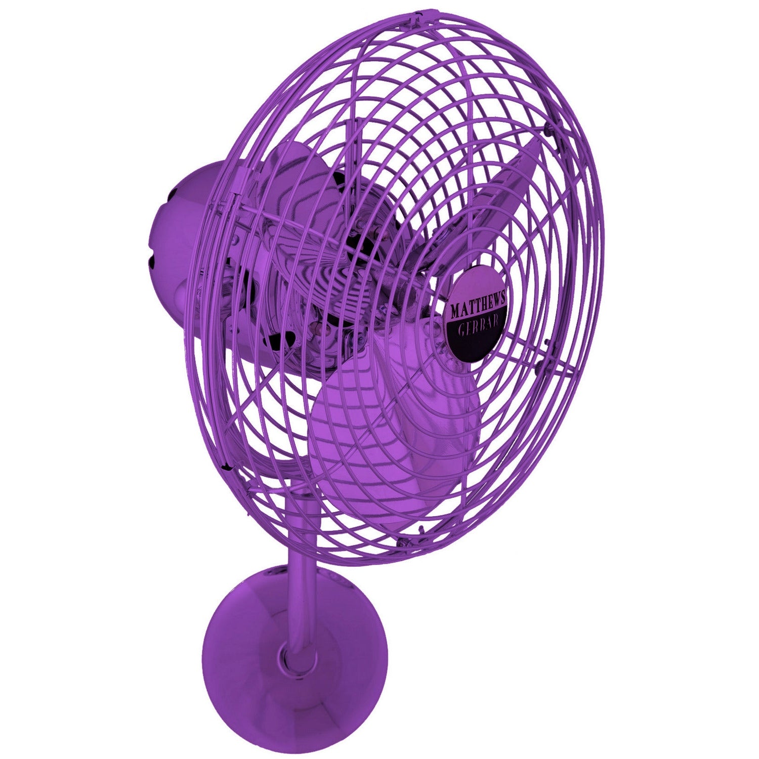 Matthews Fan Company - MP-LTPURPLE-MTL - 19"Wall Fan - Michelle Parede - Ametista