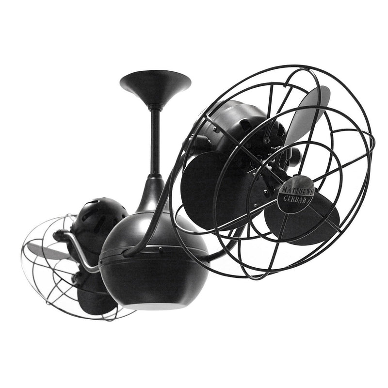 Matthews Fan Company - VB-BK-MTL - 42"Ceiling Fan - Vent-Bettina - Matte Black