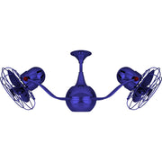 Matthews Fan Company - VB-BLUE-MTL - 42"Ceiling Fan - Vent-Bettina - Blue