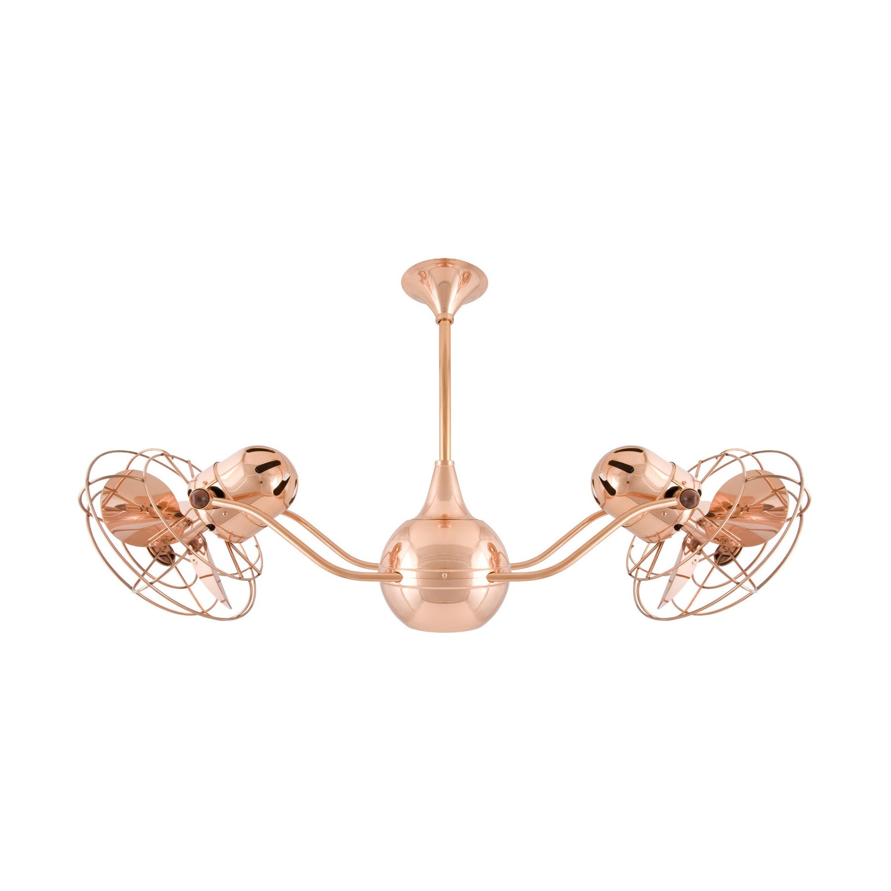 Matthews Fan Company - VB-CP-MTL - 42"Ceiling Fan - Vent-Bettina - Polished Copper