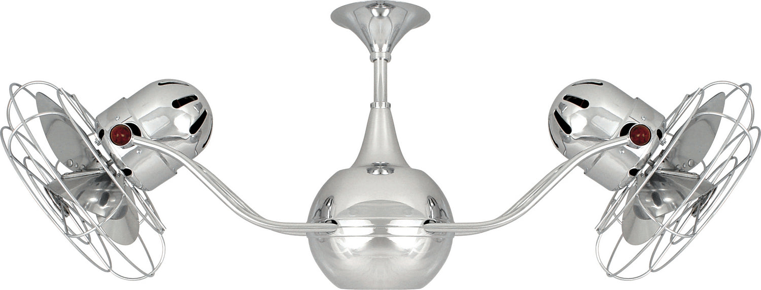 Matthews Fan Company - VB-CR-MTL-DAMP - 42"Ceiling Fan - Vent-Bettina - Polished Chrome