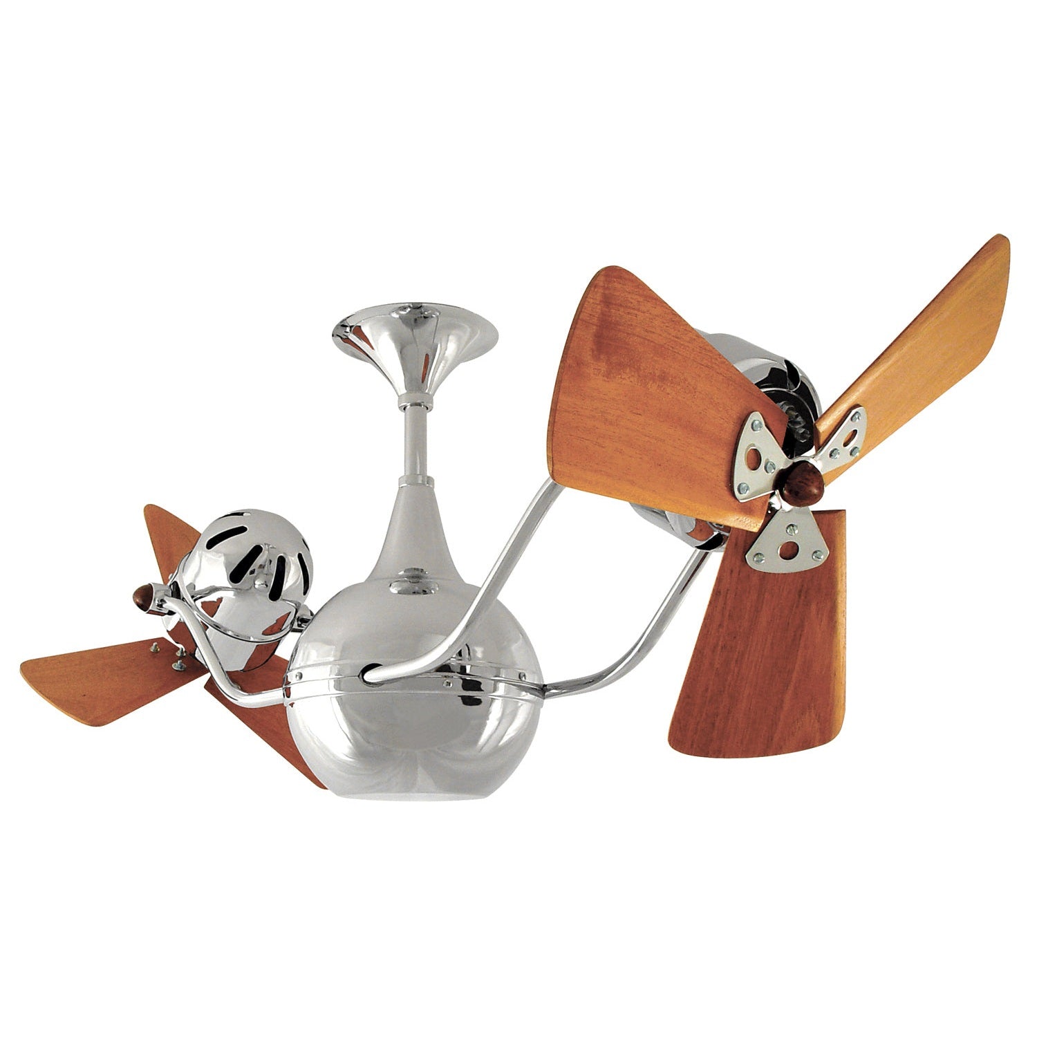 Matthews Fan Company - VB-CR-WD-DAMP - 42"Ceiling Fan - Vent-Bettina - Polished Chrome