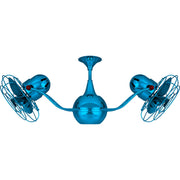 Matthews Fan Company - VB-LTBLUE-MTL - 42"Ceiling Fan - Vent-Bettina - Light Blue
