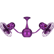 Matthews Fan Company - VB-LTPURPLE-MTL - 42"Ceiling Fan - Vent-Bettina - Light Purple