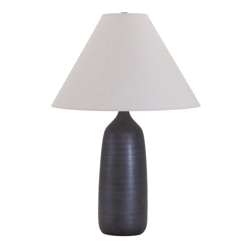 House of Troy - GS100-BM - One Light Table Lamp - Scatchard - Black Matte