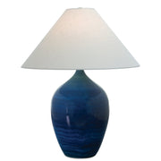 House of Troy - GS190-BG - One Light Table Lamp - Scatchard - Blue Gloss