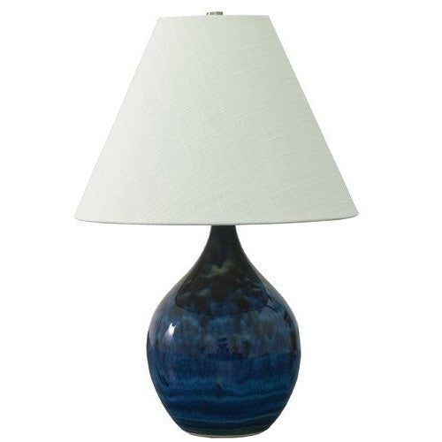 House of Troy - GS200-MID - One Light Table Lamp - Scatchard - Midnight Blue