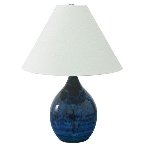 House of Troy - GS300-MID - One Light Table Lamp - Scatchard - Midnight Blue