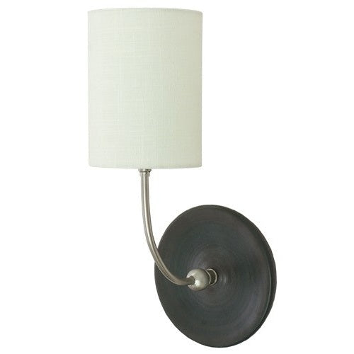 House of Troy - GS775-SNBM - One Light Wall Sconce - Scatchard - Black Matte and Satin Nickel