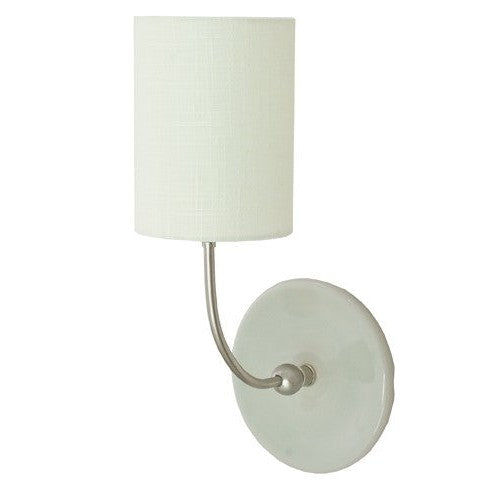 House of Troy - GS775-SNGG - One Light Wall Sconce - Scatchard - Gray Gloss and Satin Nickel
