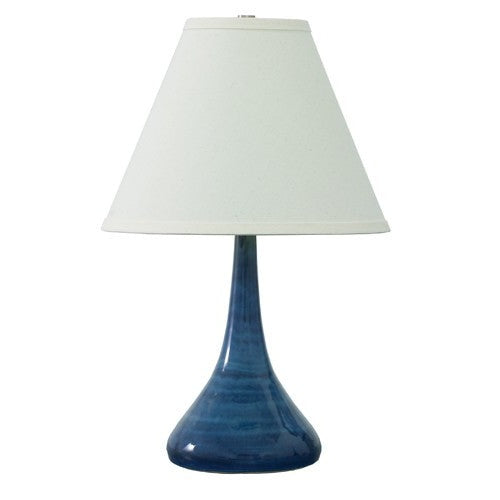 House of Troy - GS802-BG - One Light Table Lamp - Scatchard - Blue Gloss