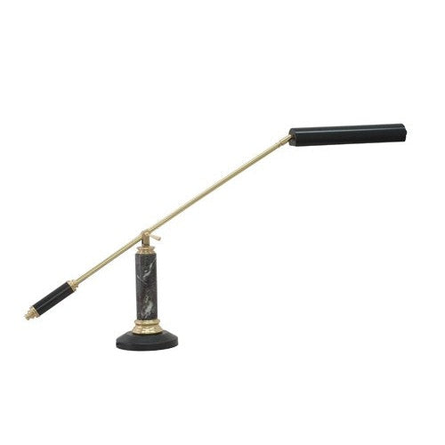 House of Troy - PLED192-617 - LED Piano/Desk Lamp - Piano/Desk - Black/Polished Brass