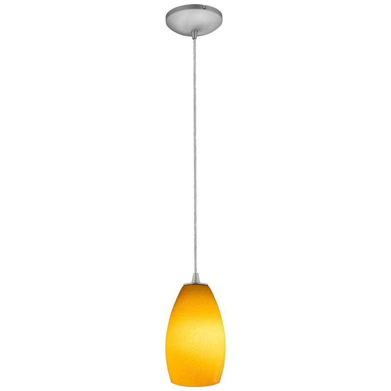 Access - 28012-1C-BS/MYA - One Light Pendant - Champagne - Brushed Steel