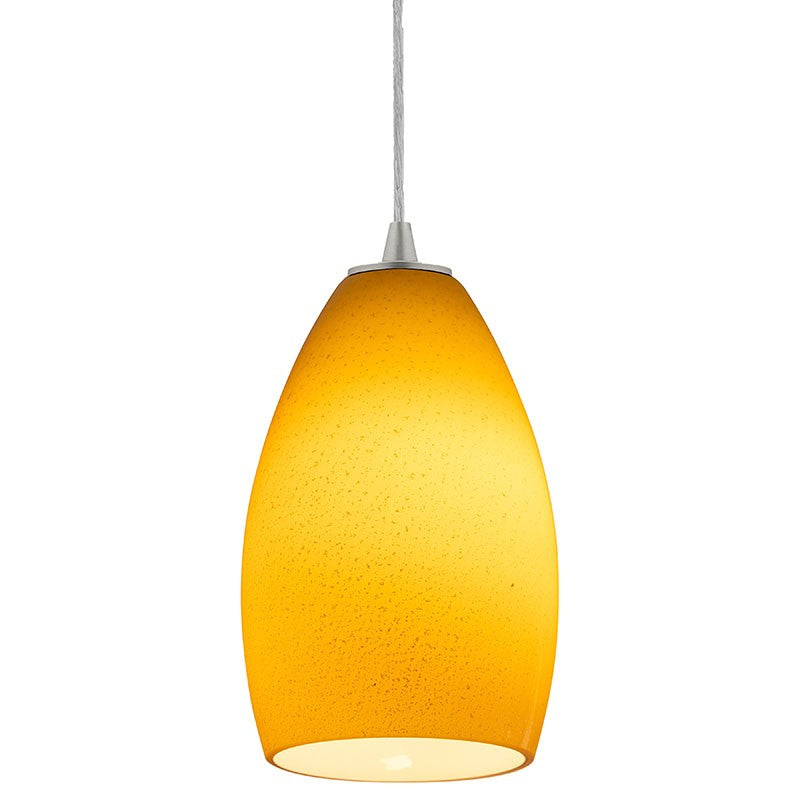 Access - 28012-1C-BS/MYA - One Light Pendant - Champagne - Brushed Steel