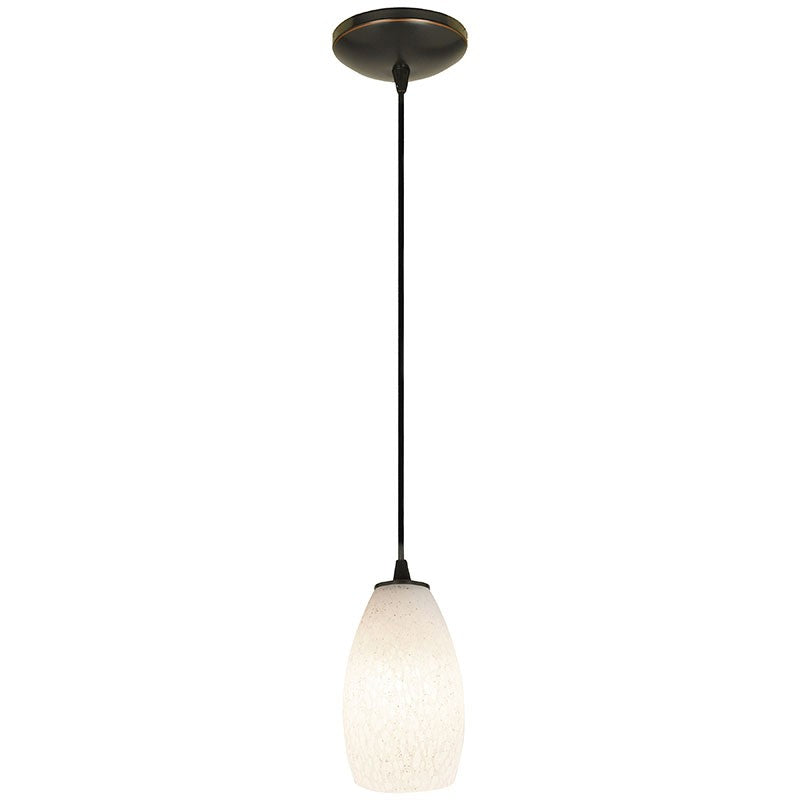 Access - 28012-1C-ORB/WHST - One Light Pendant - Champagne - Oil Rubbed Bronze