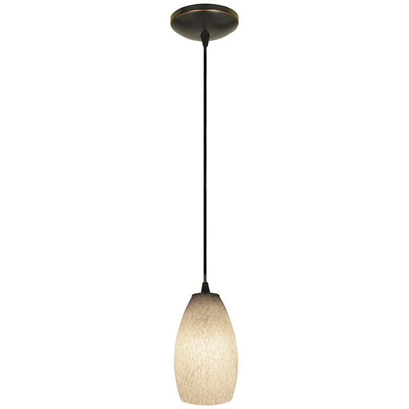Access - 28012-1C-ORB/WHST - One Light Pendant - Champagne - Oil Rubbed Bronze