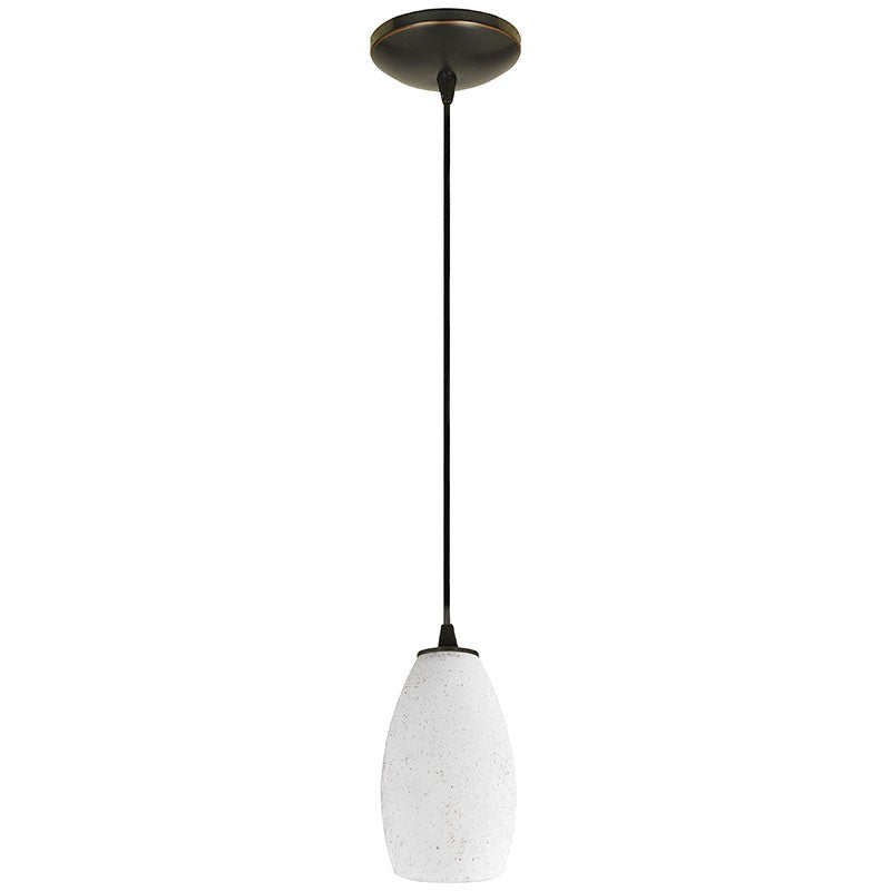 Access - 28012-1C-ORB/WHST - One Light Pendant - Champagne - Oil Rubbed Bronze