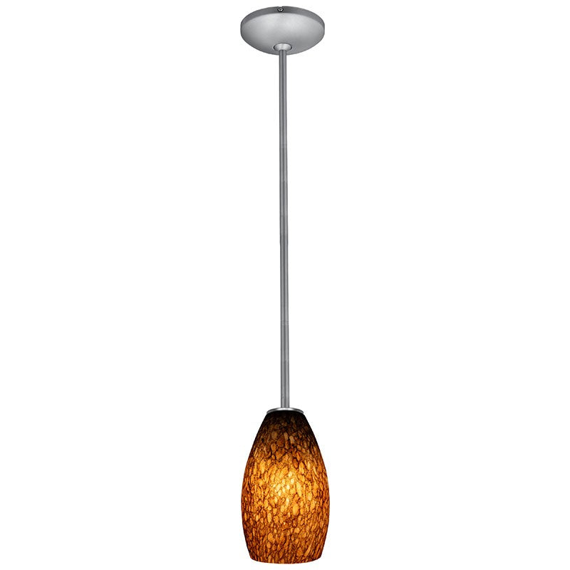 Access - 28012-1R-BS/BRST - One Light Pendant - Champagne - Brushed Steel