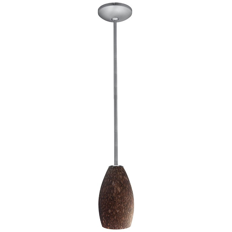 Access - 28012-1R-BS/BRST - One Light Pendant - Champagne - Brushed Steel