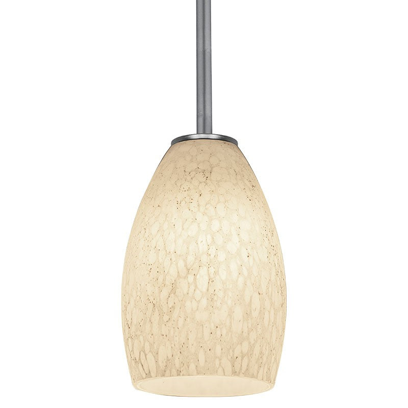 Access - 28012-1R-BS/WHST - One Light Pendant - Champagne - Brushed Steel