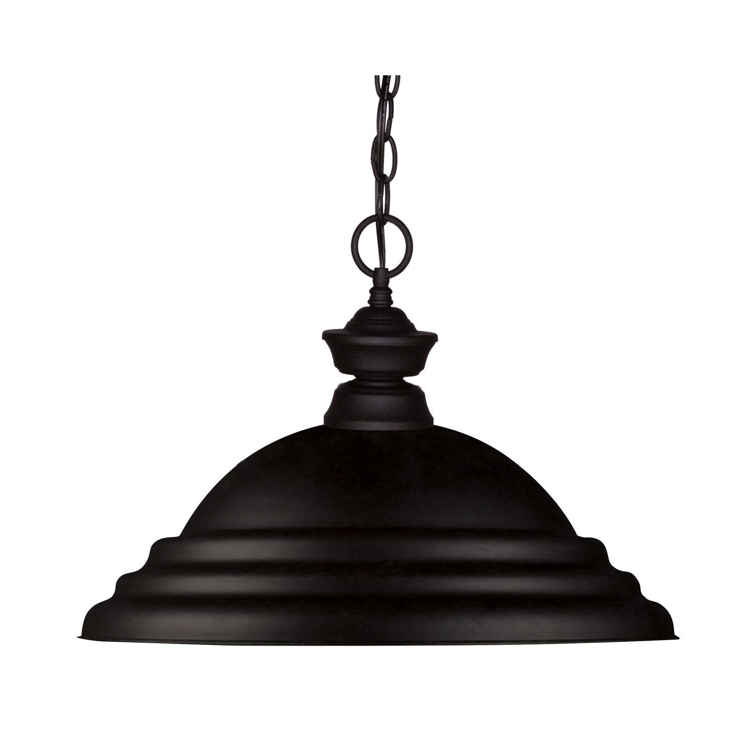 Z-Lite - 100701MB-SMB - One Light Pendant - Pendant Lights - Matte Black