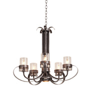 Kalco - 2890VI - Six Light Chandelier - Bexley - Vintage Iron
